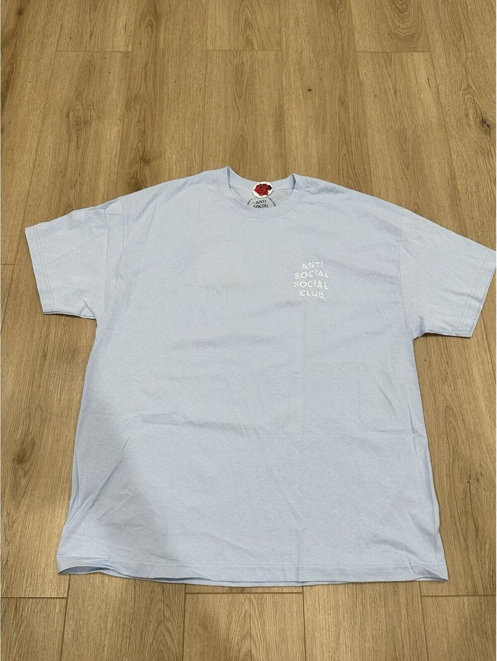 Anti Social Social Club ASSC Partly Cloudy Sky Blue T-Shirt Logo Tee 2XL NWT NFC